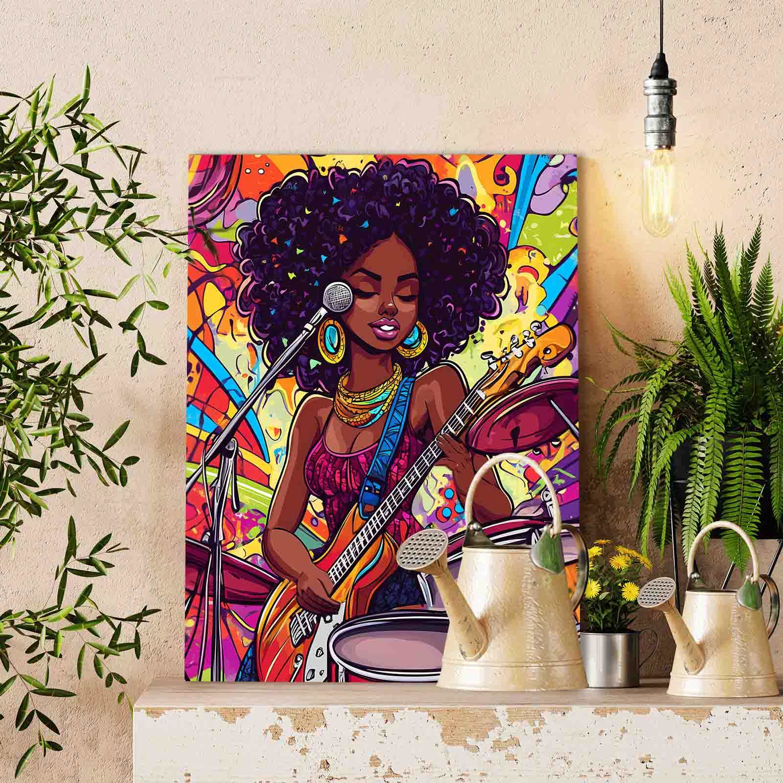 tucocoo-paint-by-numbers-groovy-guitar-vocalist-malen-nach-zahlen image 2