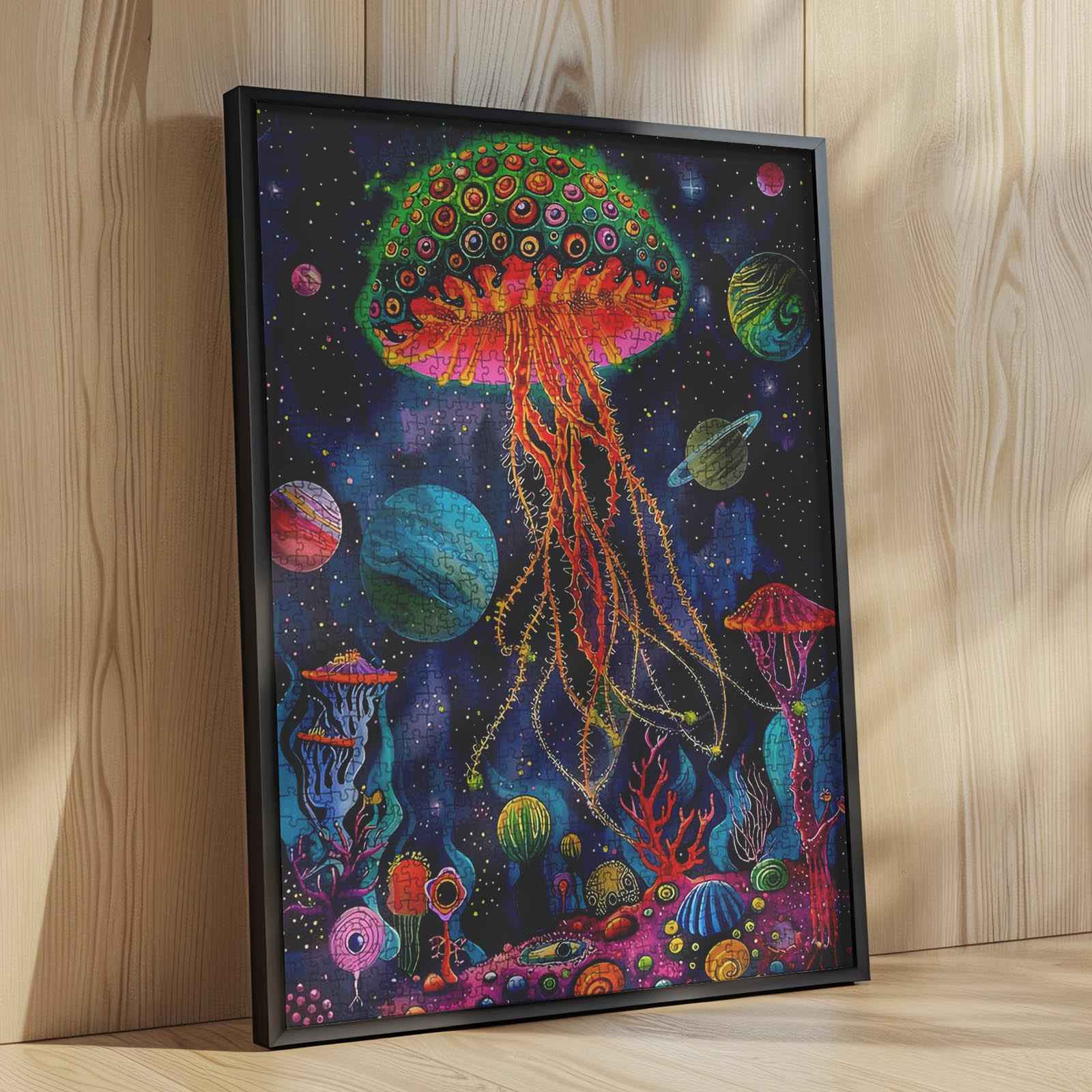 tucocoo-cosmic-jellyfish-puzzle-1000-teile-qualle image 4