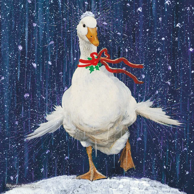 otter-house-christmas-goose-weihnachtskarten-10er-pack-charity image 1