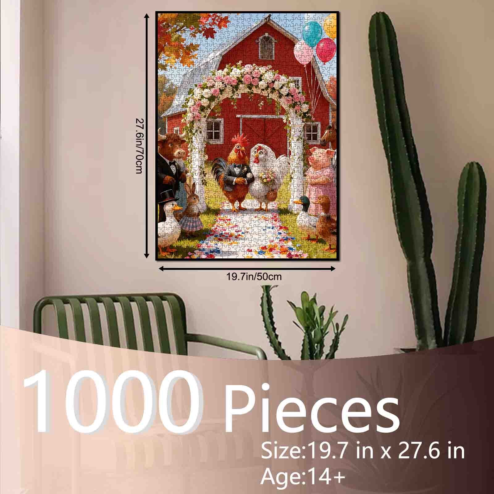 tucocoo-farmyard-wedding-puzzle-1000-teile-bauernhof image 5
