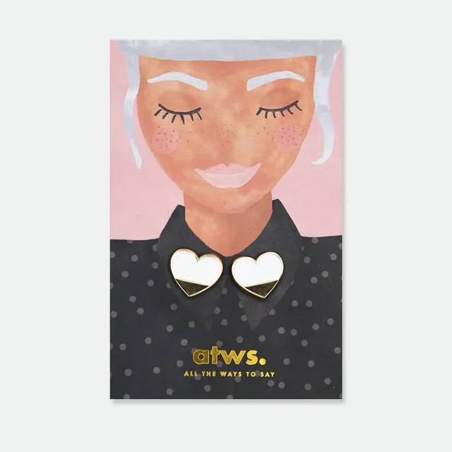 all-the-ways-to-say-white-hearts-duo-pins-wei-gold image 1