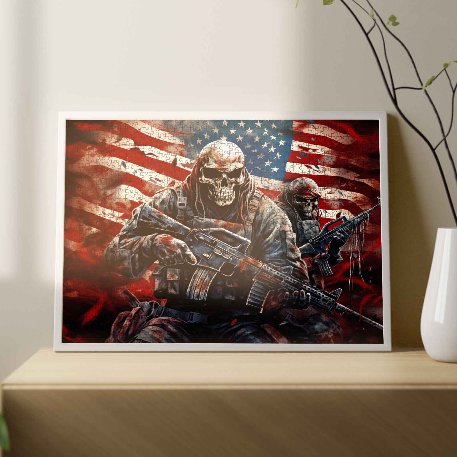 tucocoo-jigsaw-skull-soldiers-puzzle-1000-teile-skelett image 3