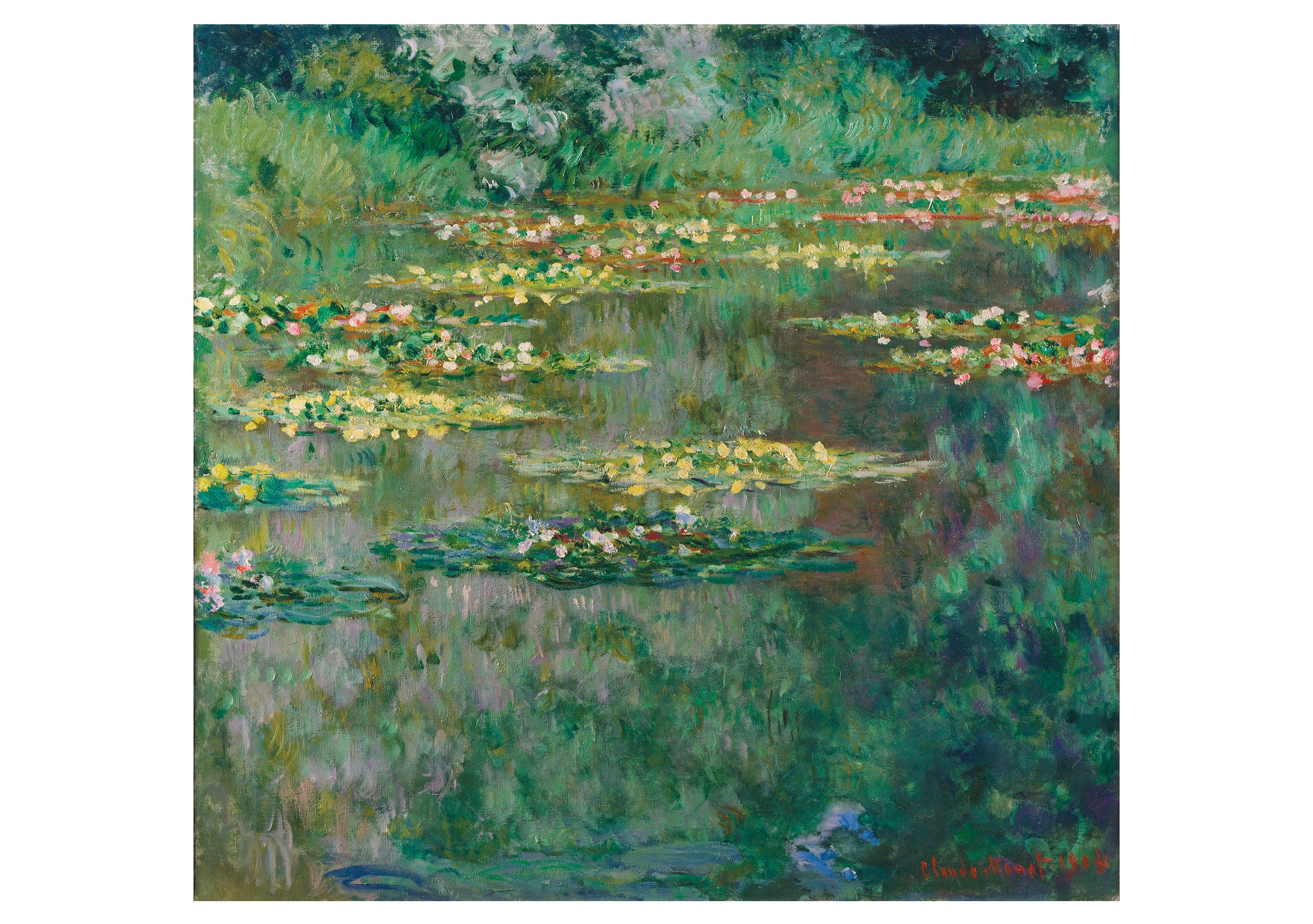 pomegranate-monet-water-lilies-kartenbox-20-karten-seerosen image 4