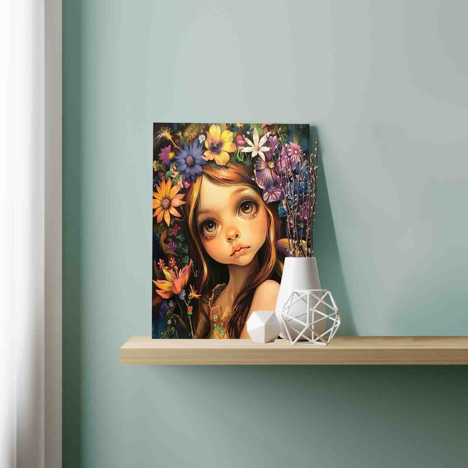 tucocoo-paint-by-numbers-flower-crown-girl-malen-nach-zahlen-o-rahmen image 3
