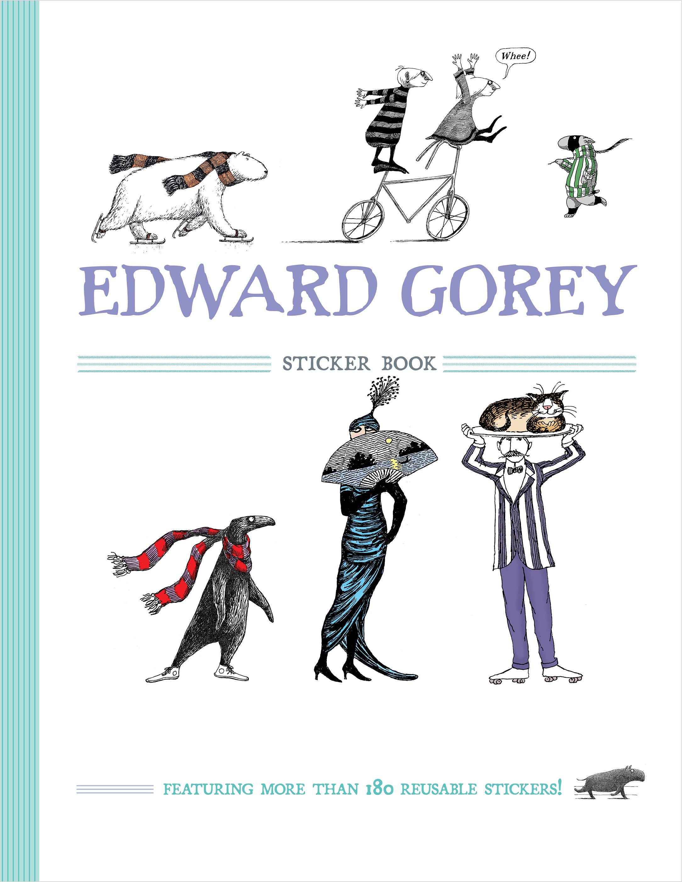 pomegranate-edward-gorey-sticker-book-stickerbuch-185-aufkleber image 2