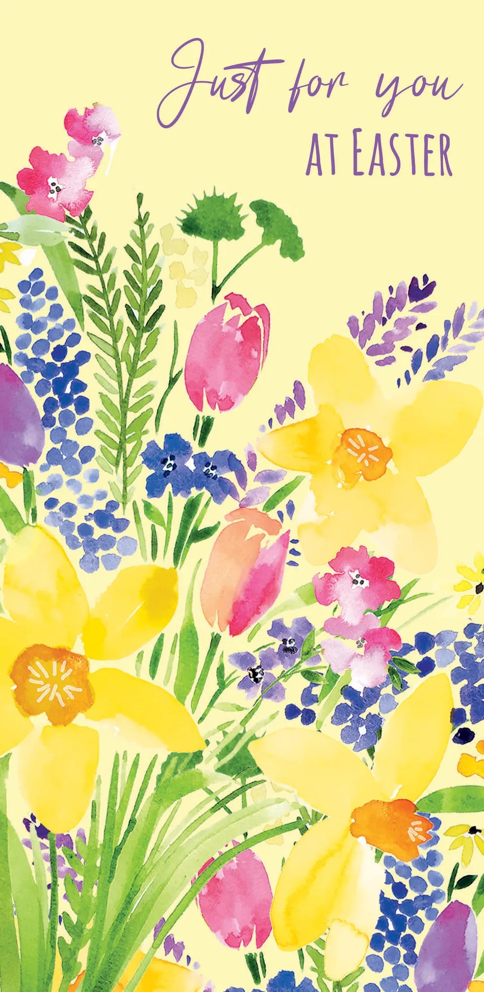 otter-house-easter-watercolour-floral-osterkarte-blumen image 1