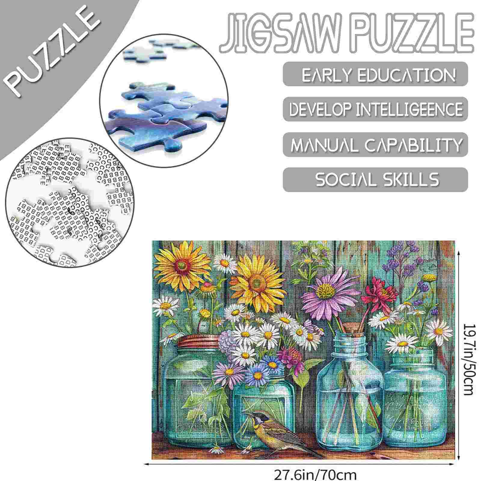 tucocoo-wildblumen-einmachglas-puzzle-1000-teile-blumen image 4