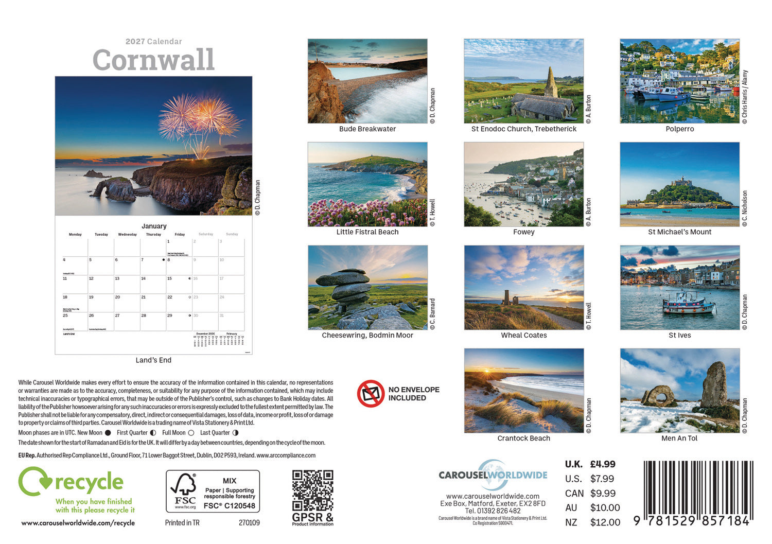 otter-house-cornwall-a5-kalender-2027-wandkalender-fotos image 2