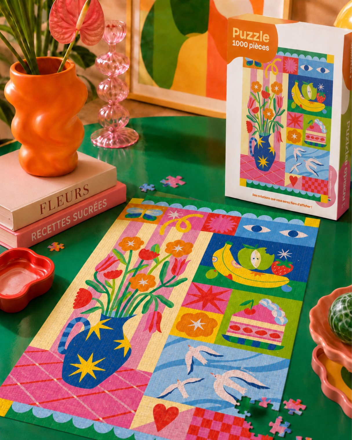 lundi-en-huit-limistic-puzzle-1000-teile-69x47-8-cm-bunt image 1