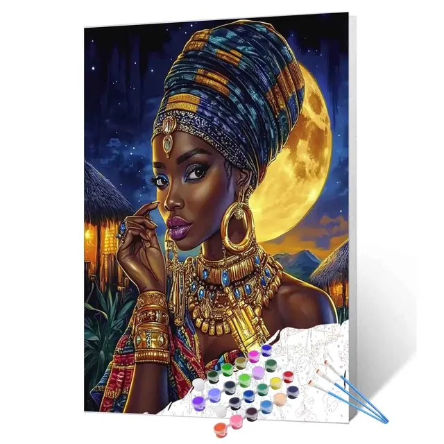 tucocoo-moonlit-tribal-elegance-malen-nach-zahlen-40x50 image 1
