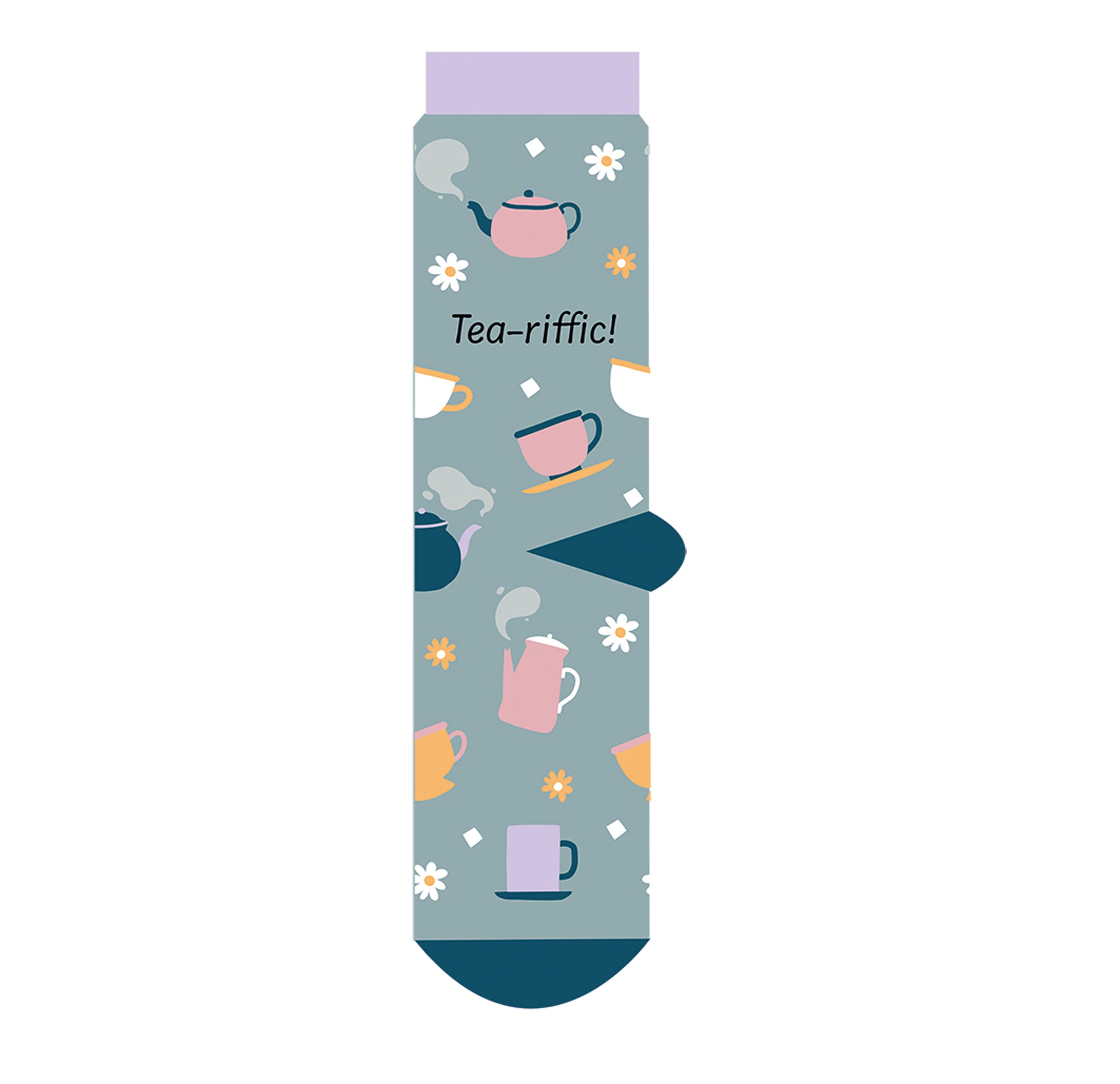otter-house-tea-riffic-socken-1-paar-blumen-geschenksocken image 2