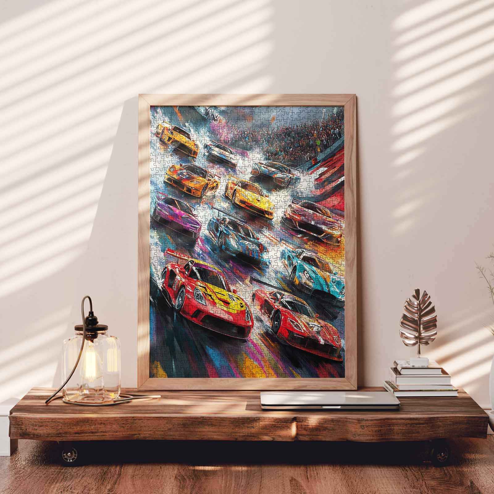 tucocoo-champions-on-track-puzzle-1000-teile-rennautos image 3