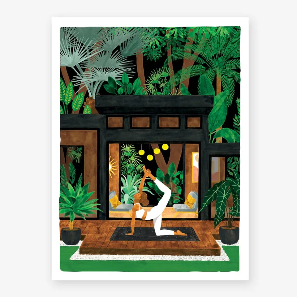 all-the-ways-to-say-yoga-terrasse-poster-29-7x39-7-cm-aquarell image 1