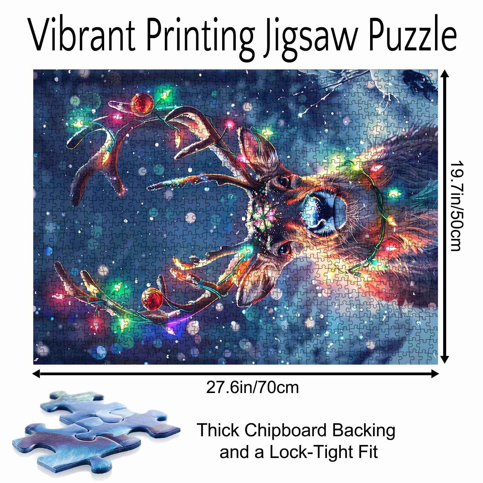 tucocoo-christmas-lights-reindeer-puzzle-1000-teile image 5