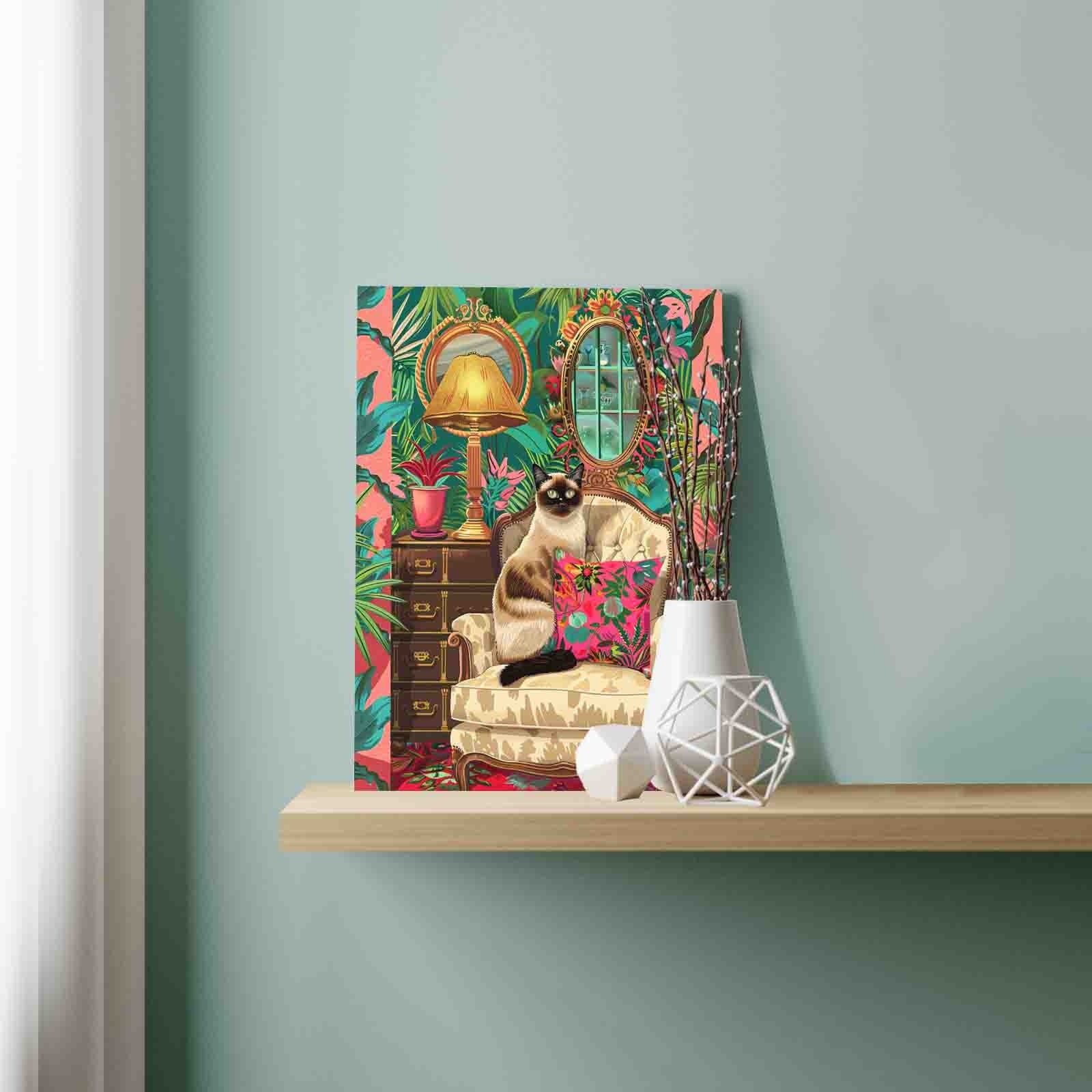 tucocoo-paint-by-numbers-tropical-siamese-cat-malset-ohne-rahmen image 3
