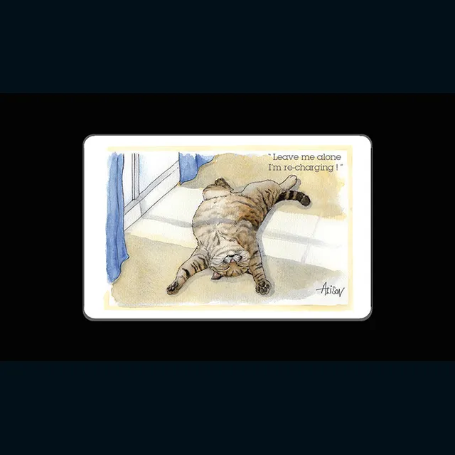 otter-house-alisons-animals-leave-me-alone-magnet-katze image 1