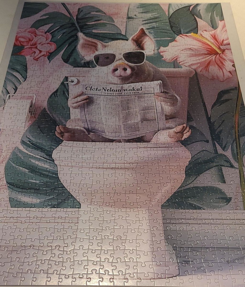 Lustiges Schwein