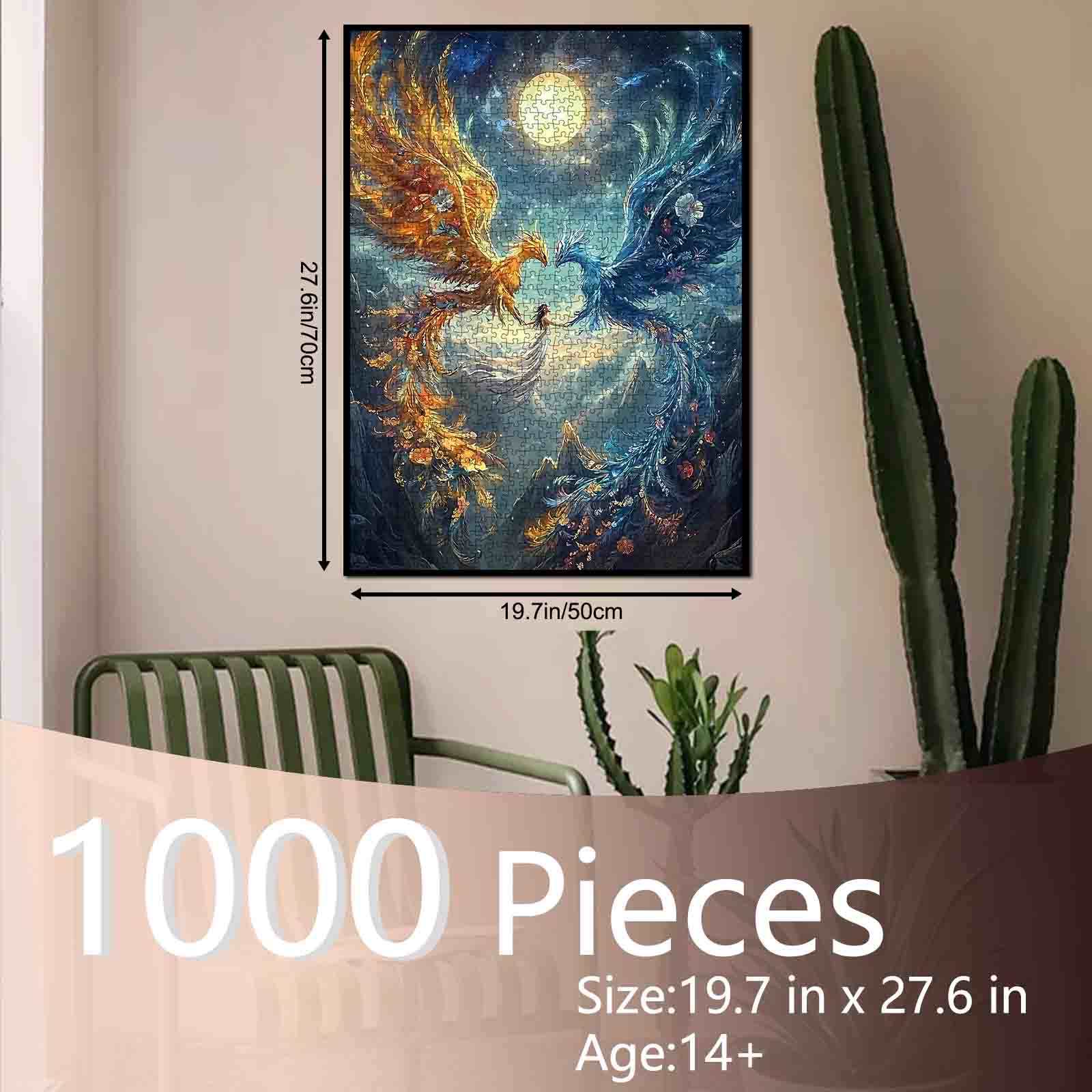 tucocoo-celestial-phoenix-dance-puzzle-1000-teile-fantasy image 5