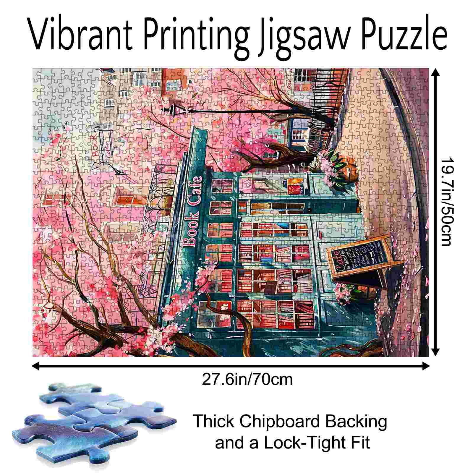 tucocoo-cherry-blossom-book-caf-puzzle-1000-teile image 5