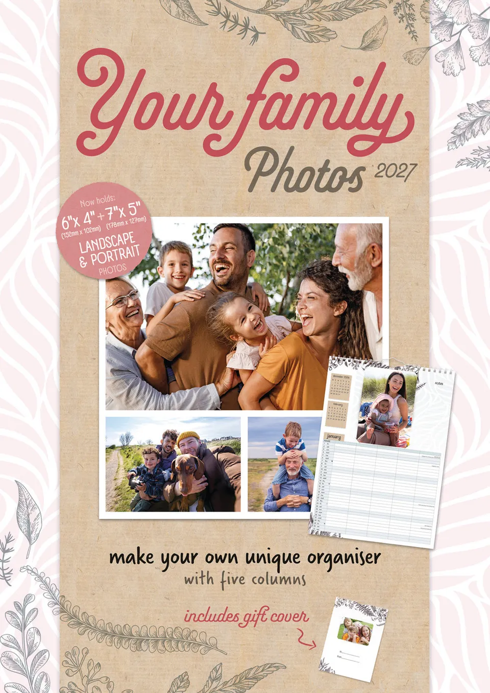otter-house-family-photos-planner-a3-kalender-2027-familie image 1