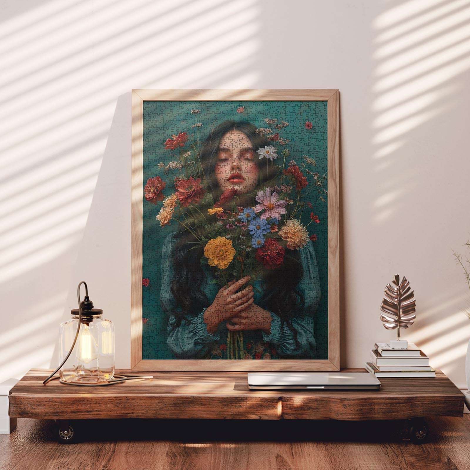 tucocoo-jigsaw-a-blossoming-moment-puzzle-1000-teile-blumenfrau image 3