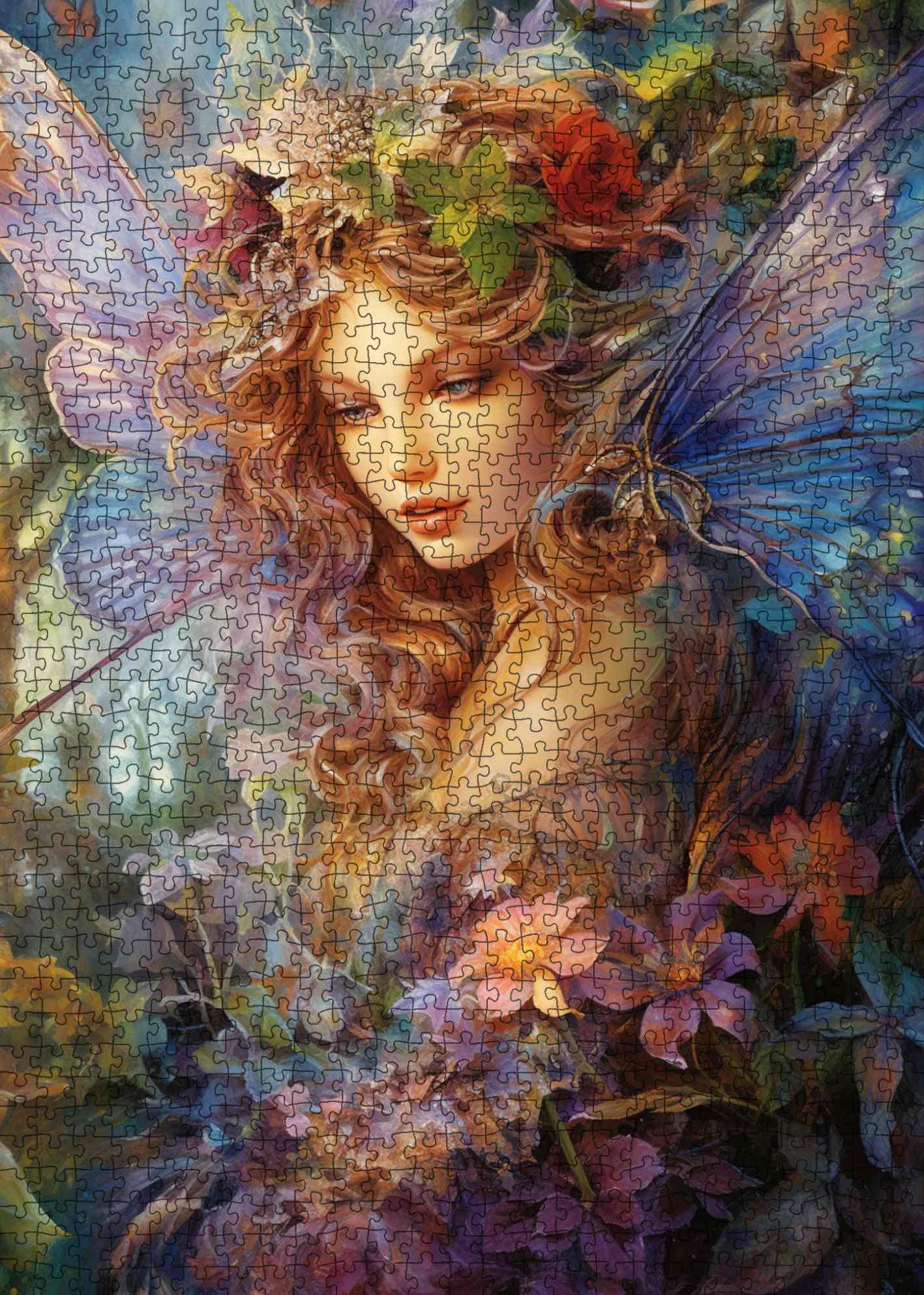 tucocoo-floral-winged-fairy-puzzle-1000-teile-fee image 2