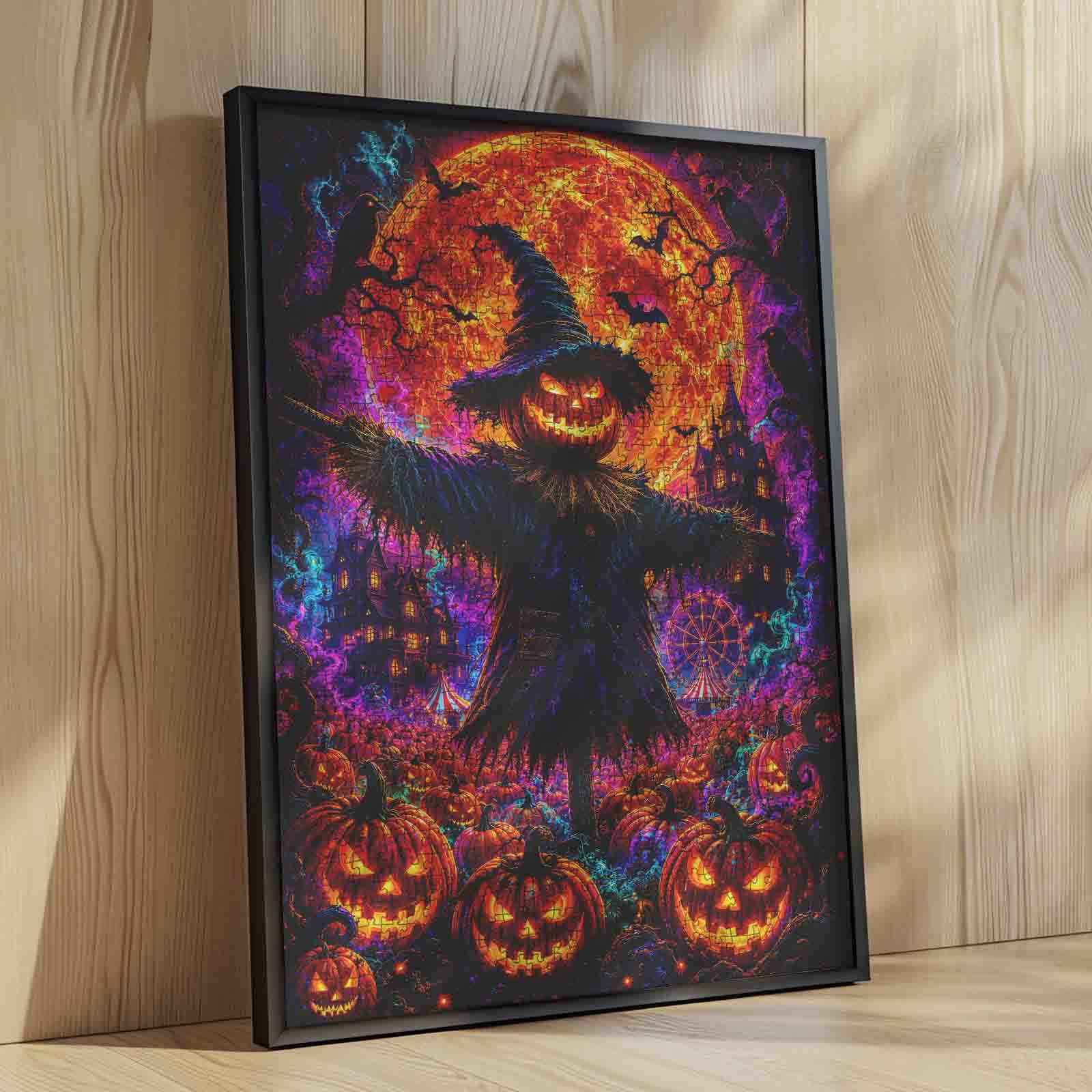 tucocoo-pumpkin-scarecrow-puzzle-1000-teile-halloween image 4