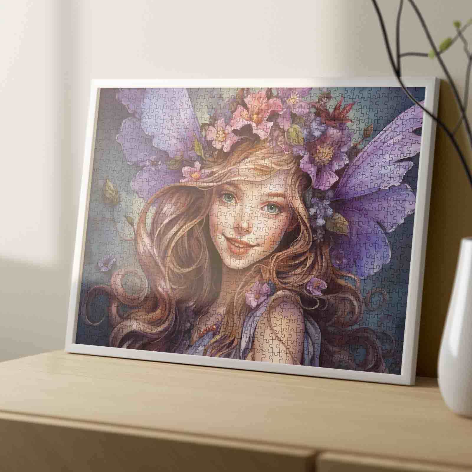 tucocoo-jigsaw-puzzles-fairy-lavender-wings-puzzle-1000-teile-fee image 4