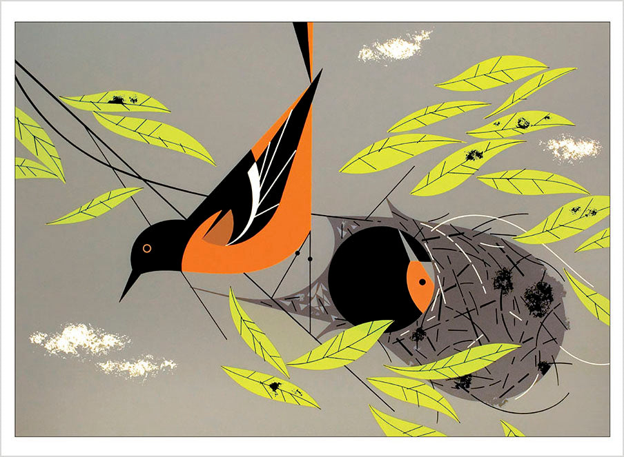 pomegranate-charley-harper-birds-postkartenbuch-30-v-gel image 3