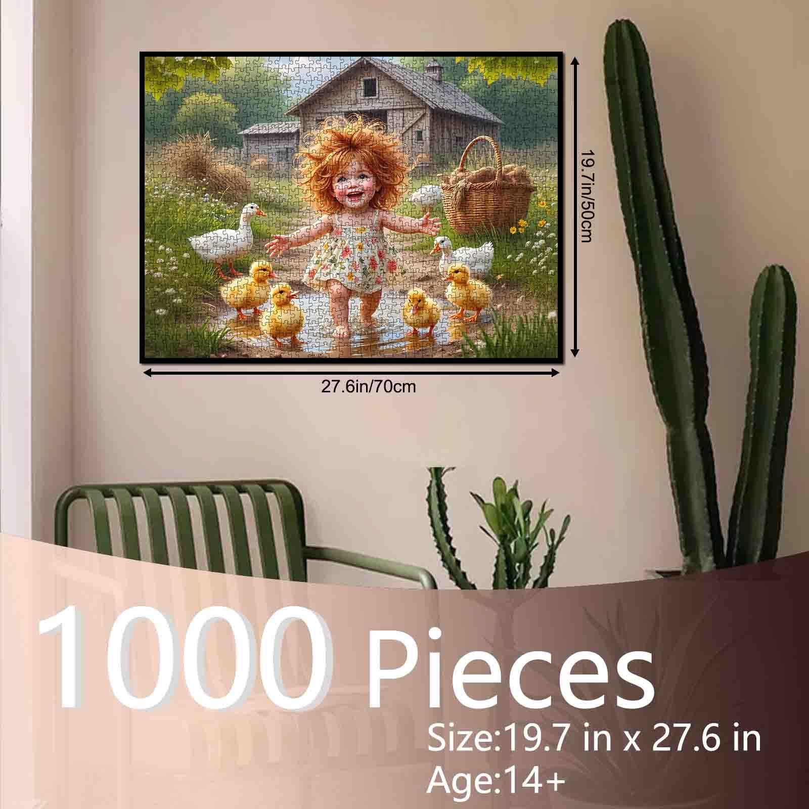 tucocoo-joyful-farmyard-girl-puzzle-1000-teile-paris image 5
