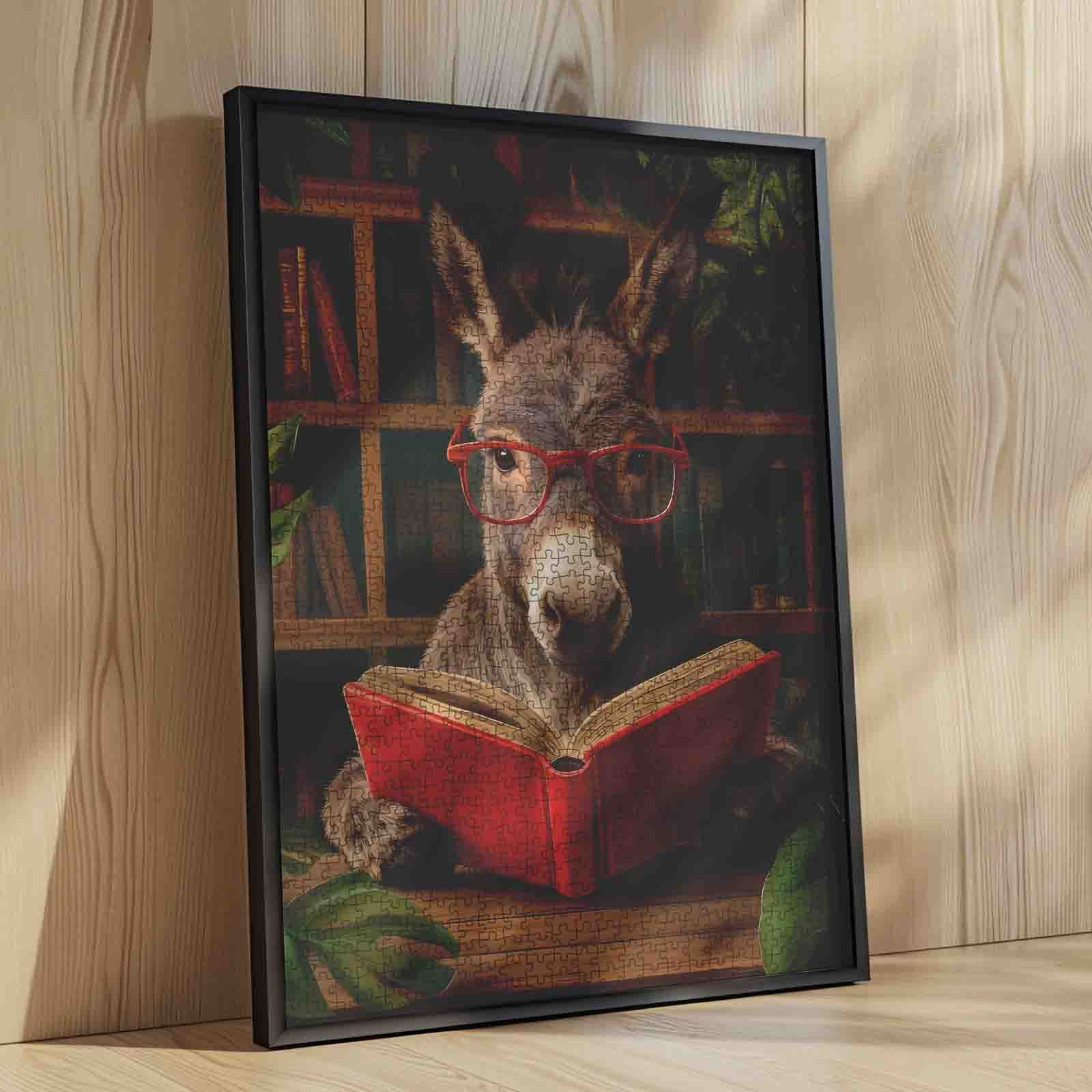 tucocoo-bookish-donkey-puzzle-1000-teile-esel image 4