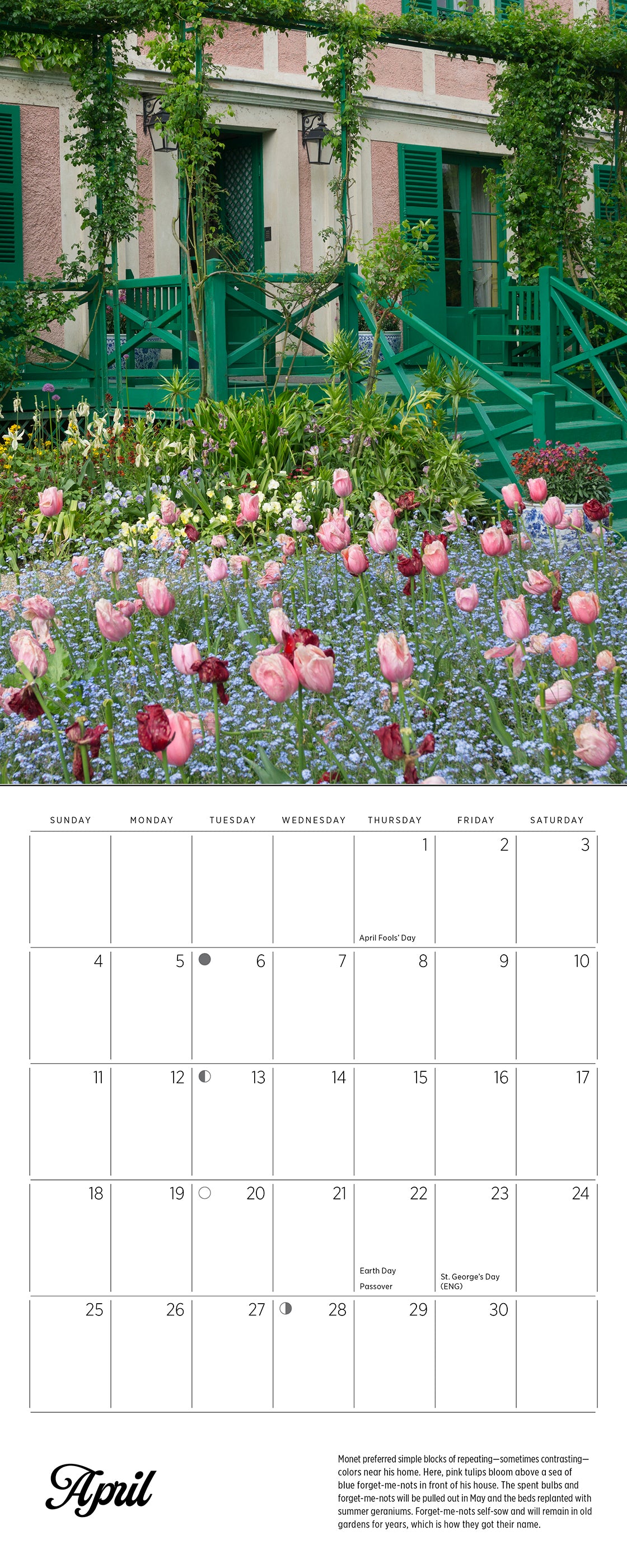 pomegranate-monet-s-passion-giverny-2027-mini-wandkalender-garten image 6