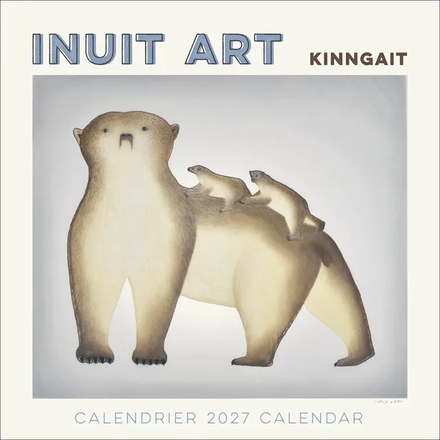 pomegranate-inuit-art-kinngait-2027-wandkalender-tiere image 1