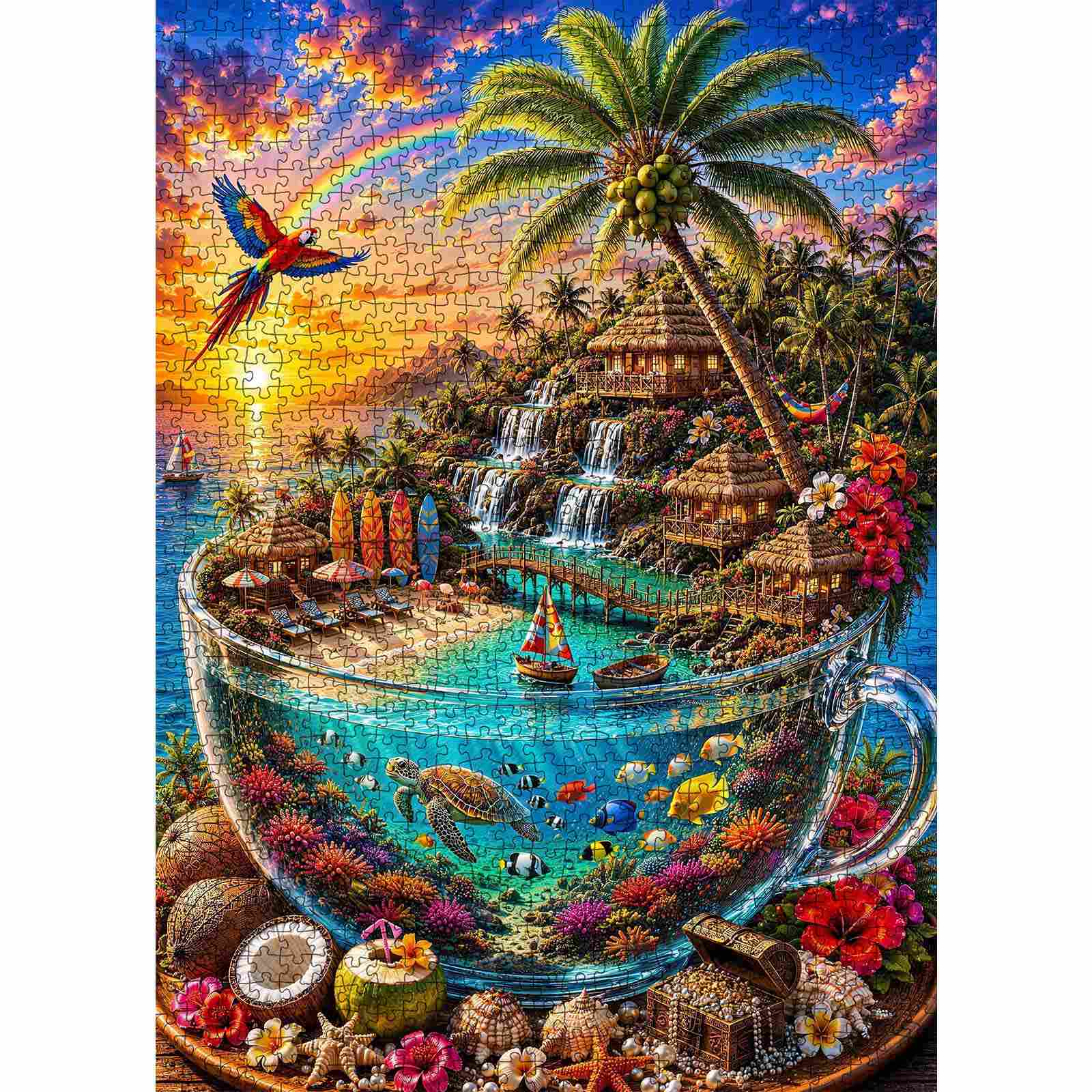 tucocoo-tropical-island-paradise-puzzle-1000-teile-landschaft image 2