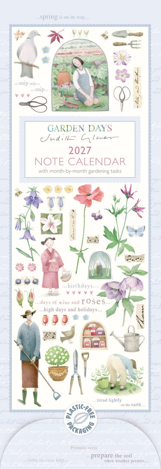 otter-house-garden-days-slim-kalender-2027-wandkalender image 1