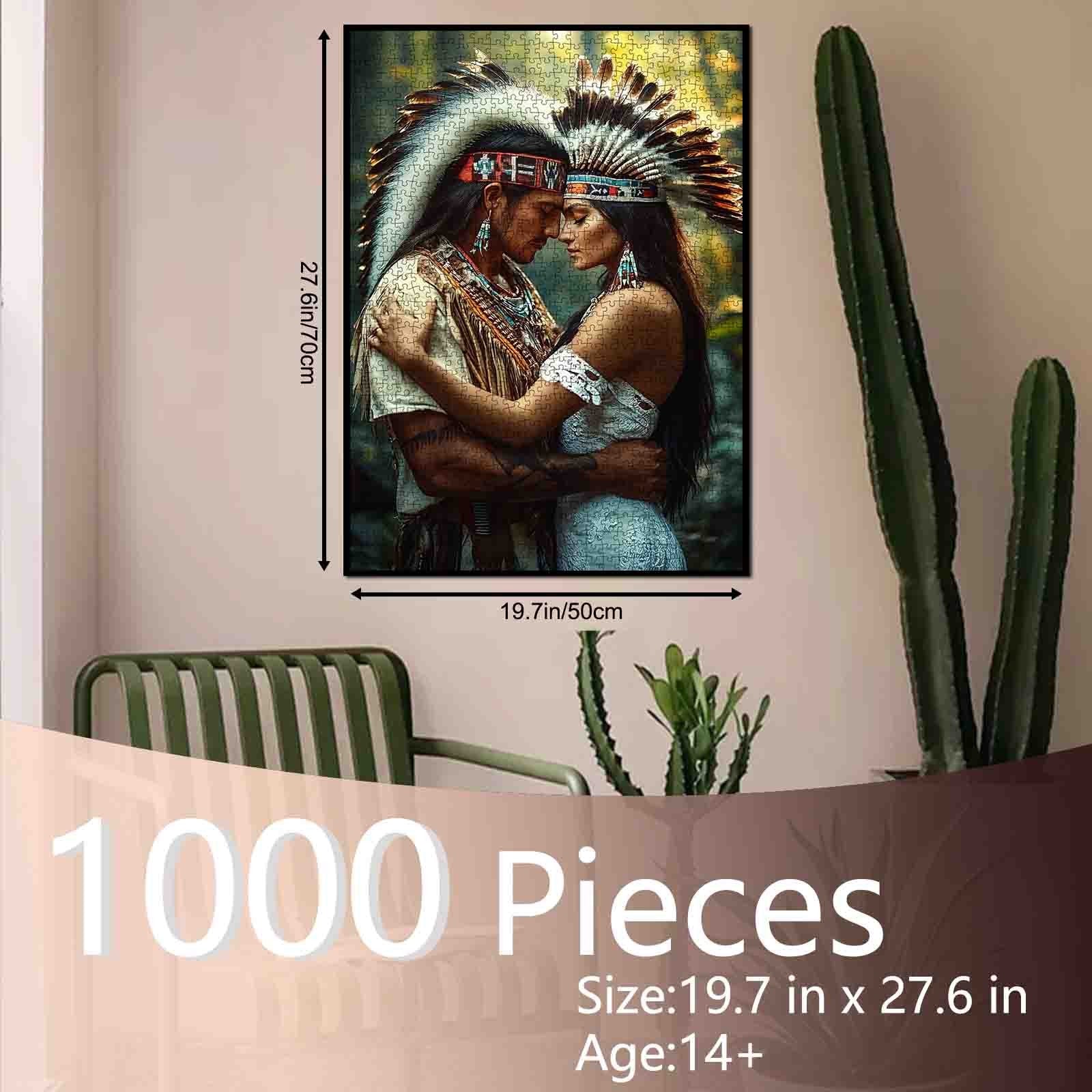 tucocoo-native-couple-headdress-puzzle-1000-teile-paar image 5