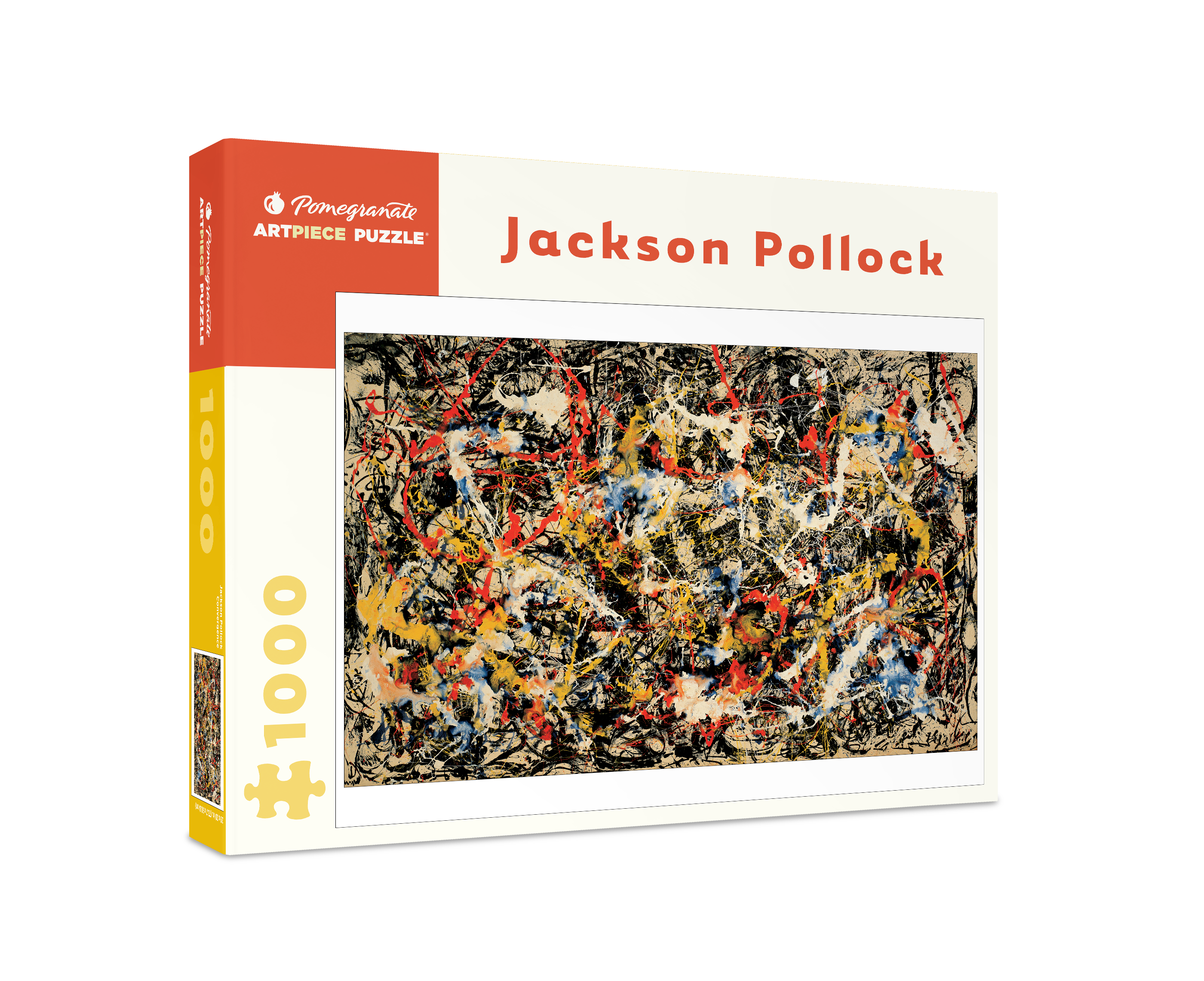 pomegranate-jackson-pollock-puzzle-convergence-1000-teile-abstrakt image 1