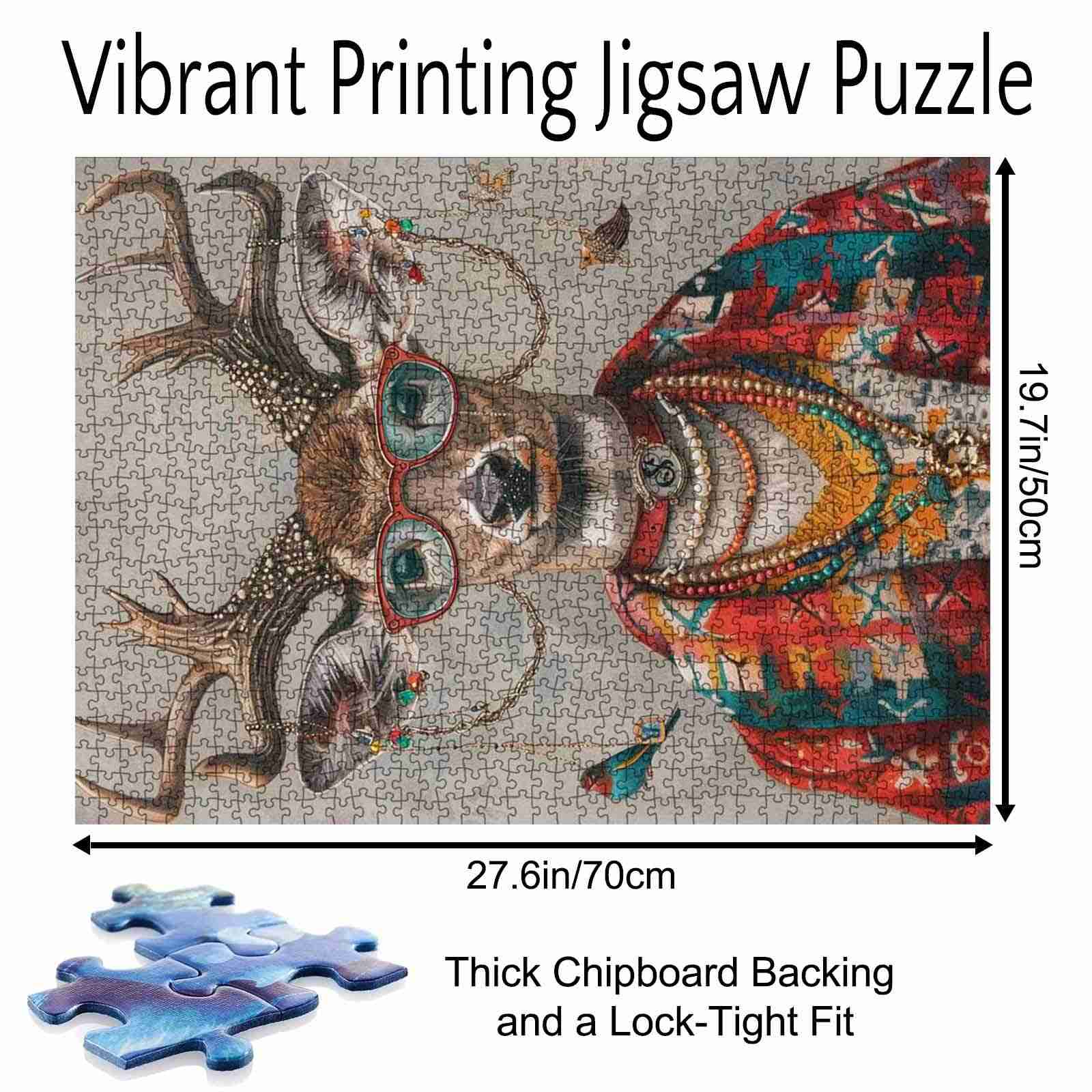 tucocoo-stylish-deer-puzzle-1000-teile-hirsch-motiv image 5