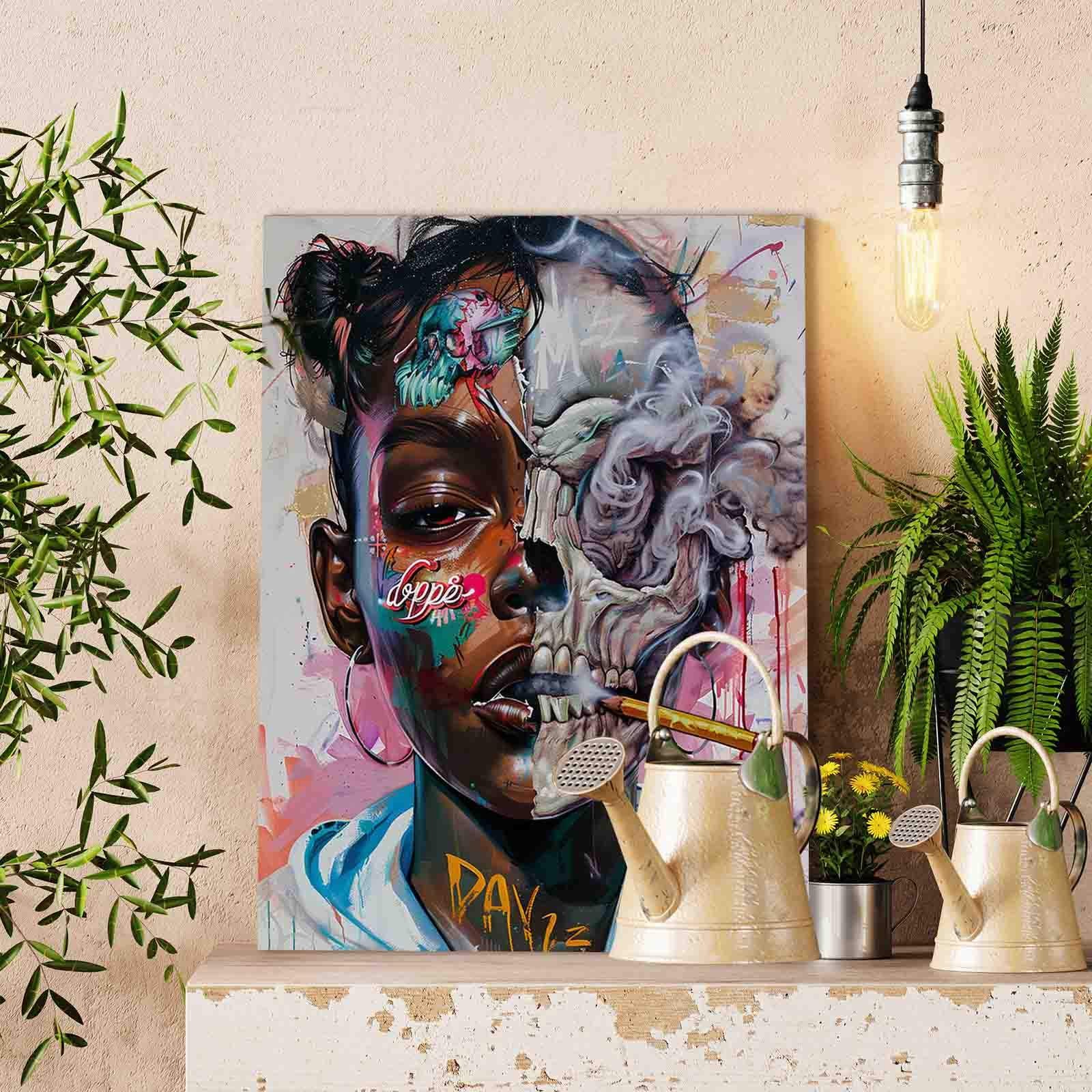 tucocoo-paint-by-numbers-street-soul-half-skull-malen-nach-zahlen-40x50 image 2