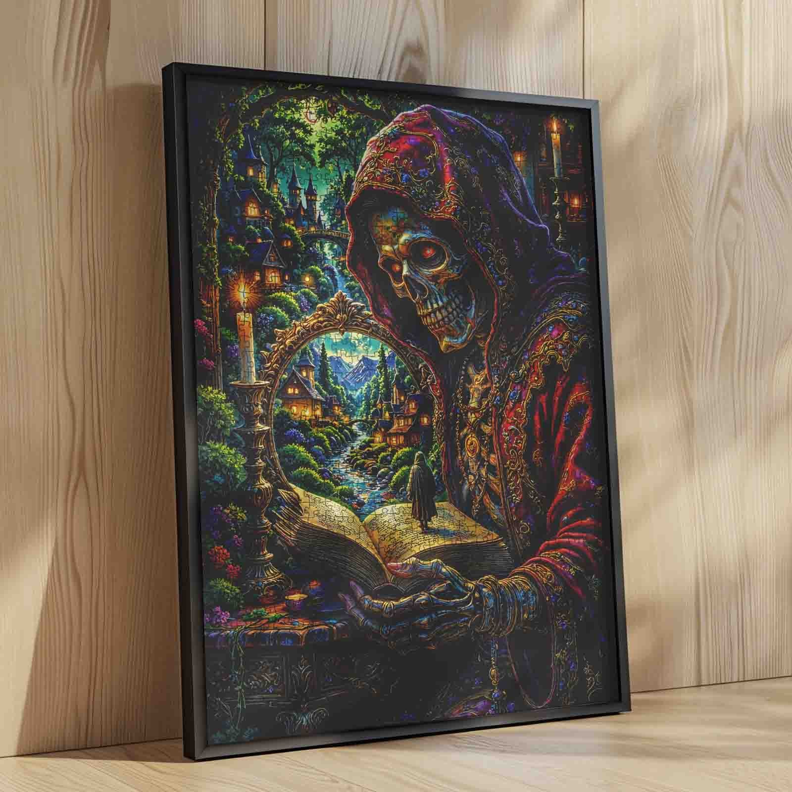 tucocoo-jigsaw-puzzles-mystic-grim-reaper-fantasy-puzzle-1000t image 4