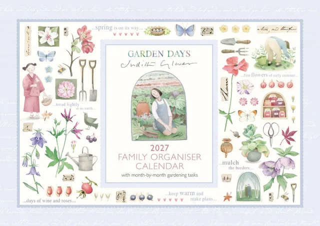 otter-house-calendars-garden-days-week-to-view-planner-a4-2027 image 1