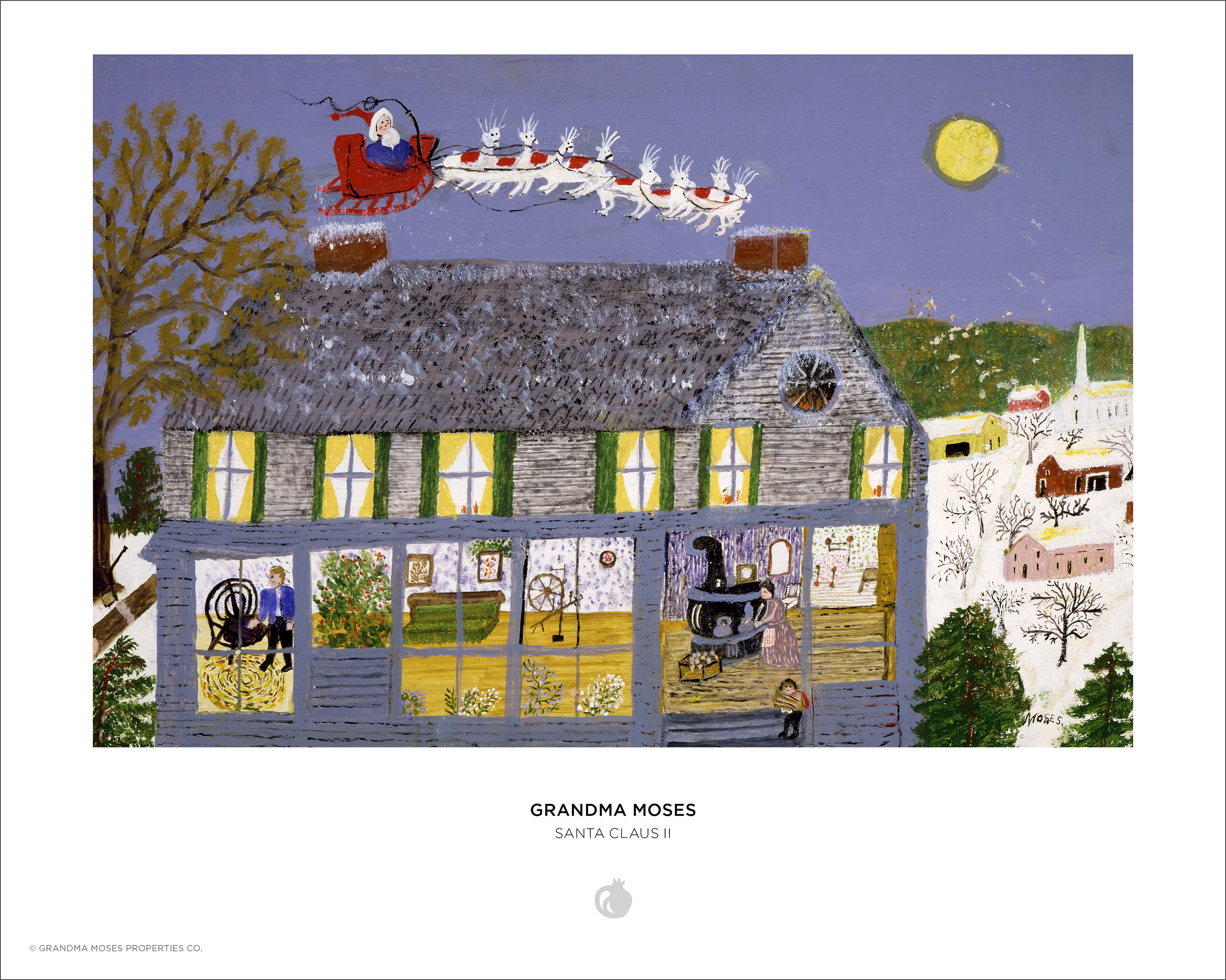 pomegranate-grandma-moses-santa-claus-ii-500-t-glitzer image 4