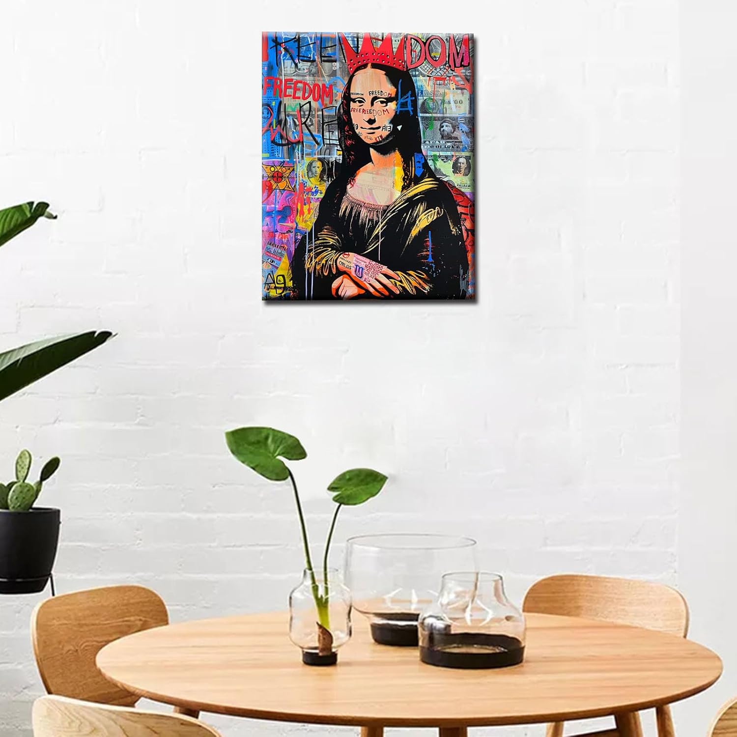 tucocoo-canvas-abstract-mona-lisa-leinwandbild-30x40-ohne-rahmen image 2