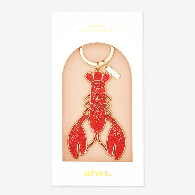 all-the-ways-to-say-lobster-schl-sselanh-nger-hummer-emaille image 1