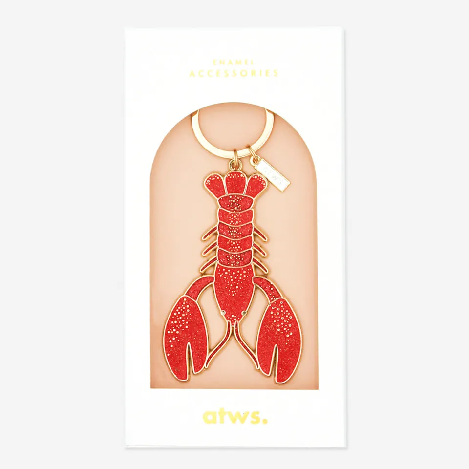 all-the-ways-to-say-lobster-schl-sselanh-nger-hummer-emaille image 1