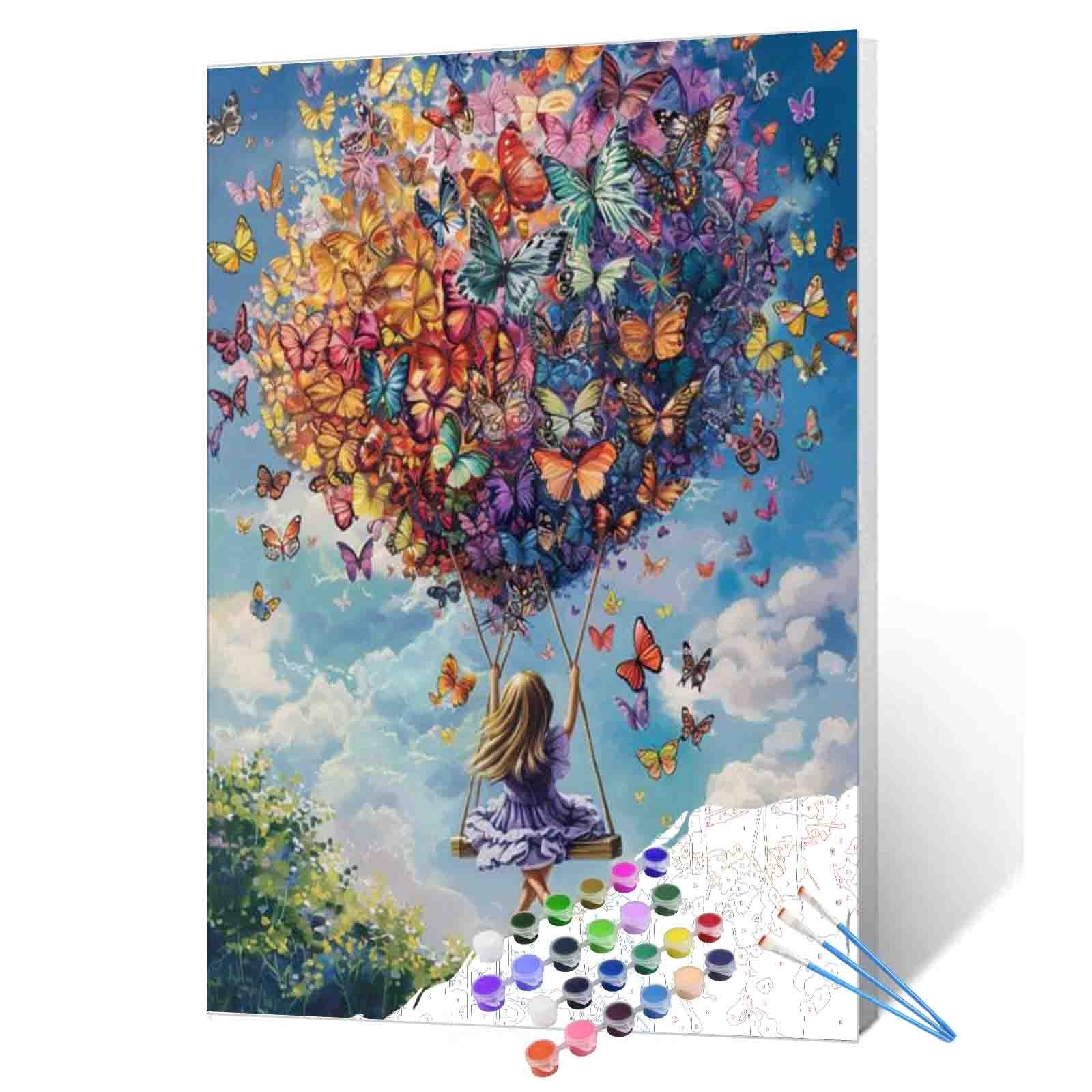 tucocoo-butterfly-swing-dream-malen-nach-zahlen-40x50-schmetterling image 1