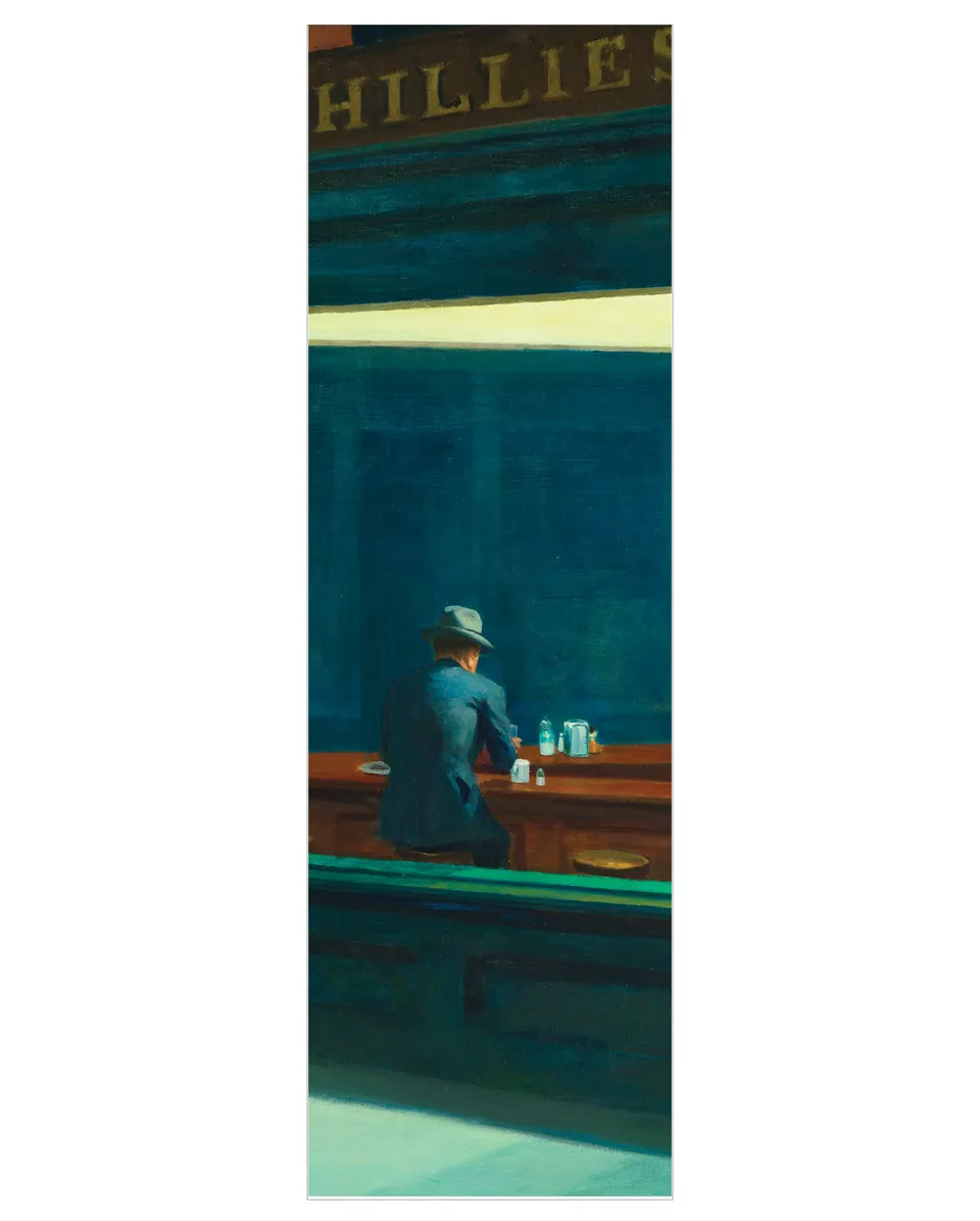 pomegranate-edward-hopper-nighthawks-bookmark-lesezeichen-diner image 1
