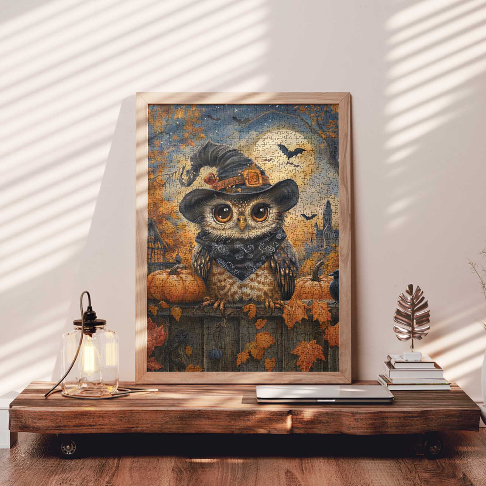 tucocoo-halloween-eule-puzzle-1000-teile-zauberer-herbst image 3