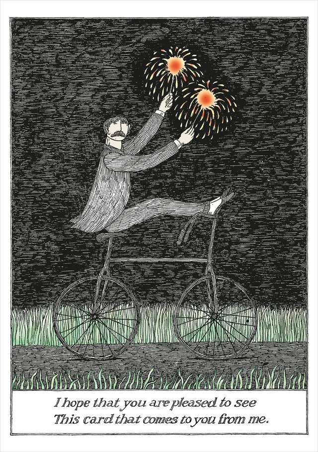 pomegranate-edward-gorey-pleased-to-see-geburtstagskarte-humor image 1