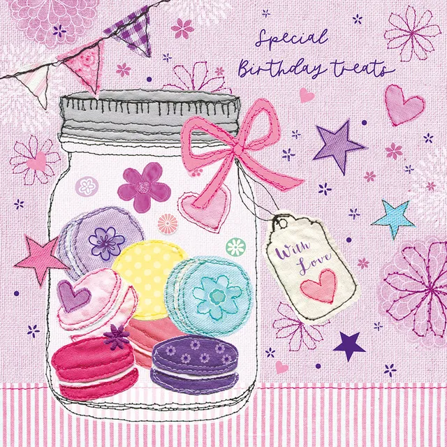 otter-house-sewing-box-treat-jar-gru-karte-geburtstag-umweltfreundlich image 1